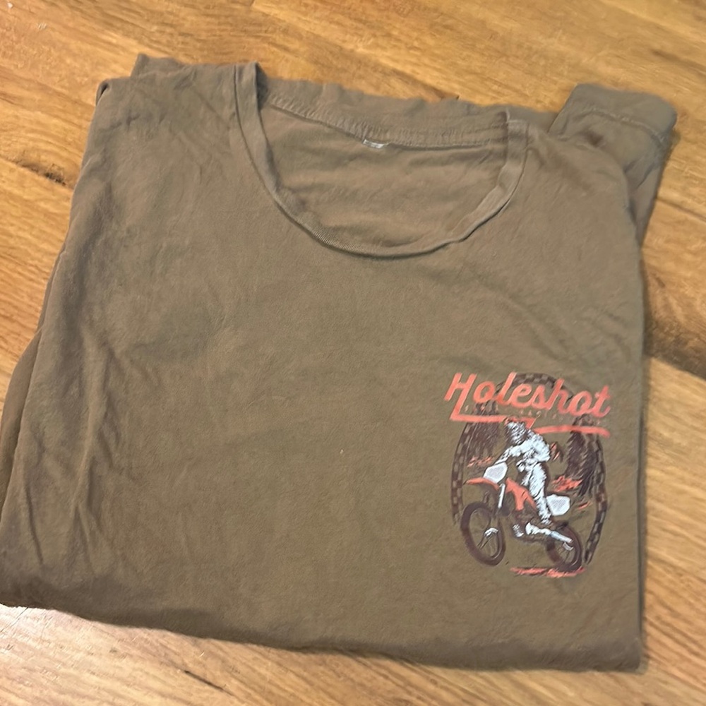 Holeshot Dirtbike Graphic Men's Shirt